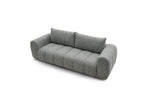Nesty - Canapé Droit Fixe 3 Places - Tissu Chiné