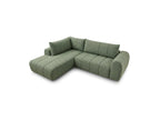Nesty - Canapé D'Angle L Fixe - Tissu Chiné - Angle Gauche