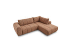 Nesty - Canapé D'Angle L Fixe - Tissu Chiné - Angle Droit