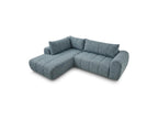 Nesty - Canapé D'Angle L Fixe - Tissu Chiné - Angle Gauche