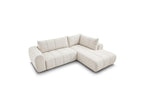 Nesty - Canapé D'Angle L Fixe - Tissu Chiné - Angle Droit