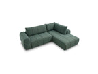 Nesty - Canapé D'Angle L Fixe - Tissu Chiné - Angle Droit