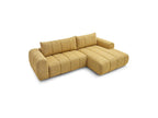 Nesty - Canapé D'Angle Fixe - Tissu Chiné - Angle Droit