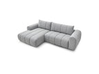 Nesty - Canapé D'Angle Fixe - Tissu Chiné - Angle Gauche