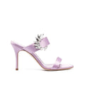 Manolo Blahnik Chivela 090 Sandals - Lilac - Femme