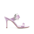 Manolo Blahnik Chivela 090 Sandals - Lilac - Femme
