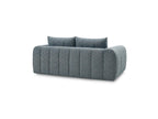 Nesty - Canapé Droit Fixe 3 Places - Tissu Chiné