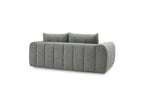 Nesty - Canapé Droit Fixe 3 Places - Tissu Chiné