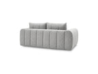 Nesty - Canapé Droit Fixe 3 Places - Tissu Chiné