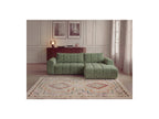 Nesty - Canapé D'Angle L Fixe - Tissu Chiné - Angle Droit