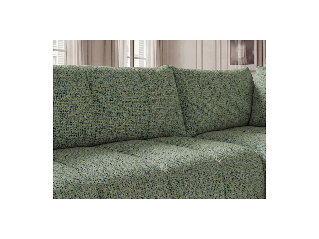 Nesty - Canapé D'Angle L Fixe - Tissu Chiné - Angle Droit