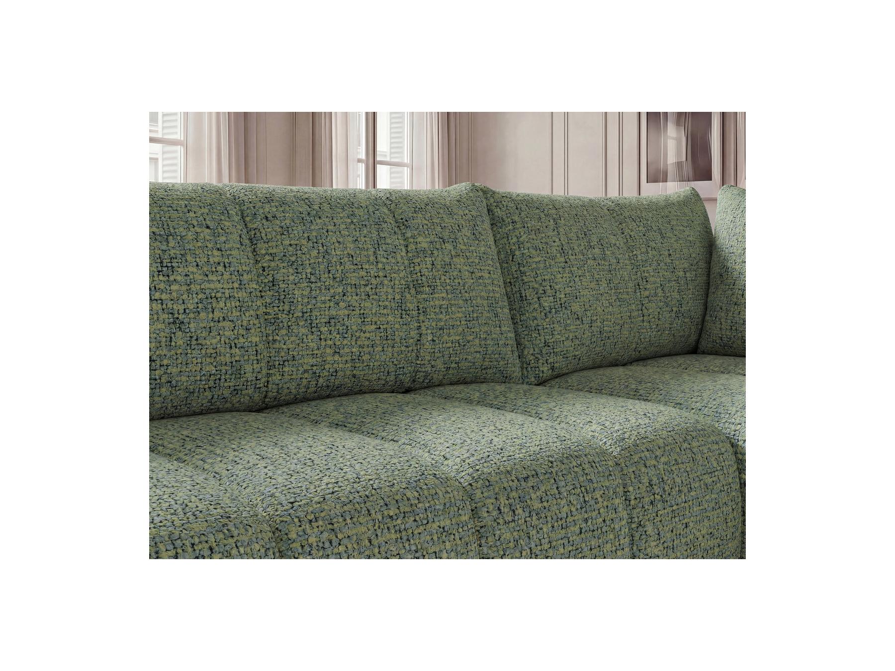 Nesty - Canapé D'Angle L Fixe - Tissu Chiné - Angle Droit