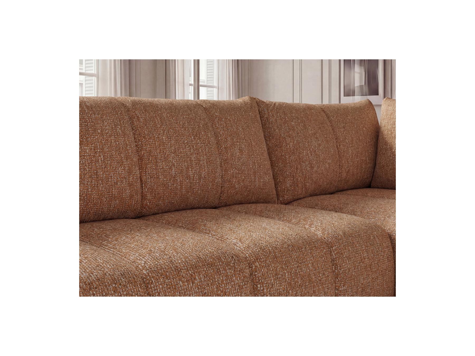 Nesty - Canapé D'Angle L Fixe - Tissu Chiné - Angle Droit
