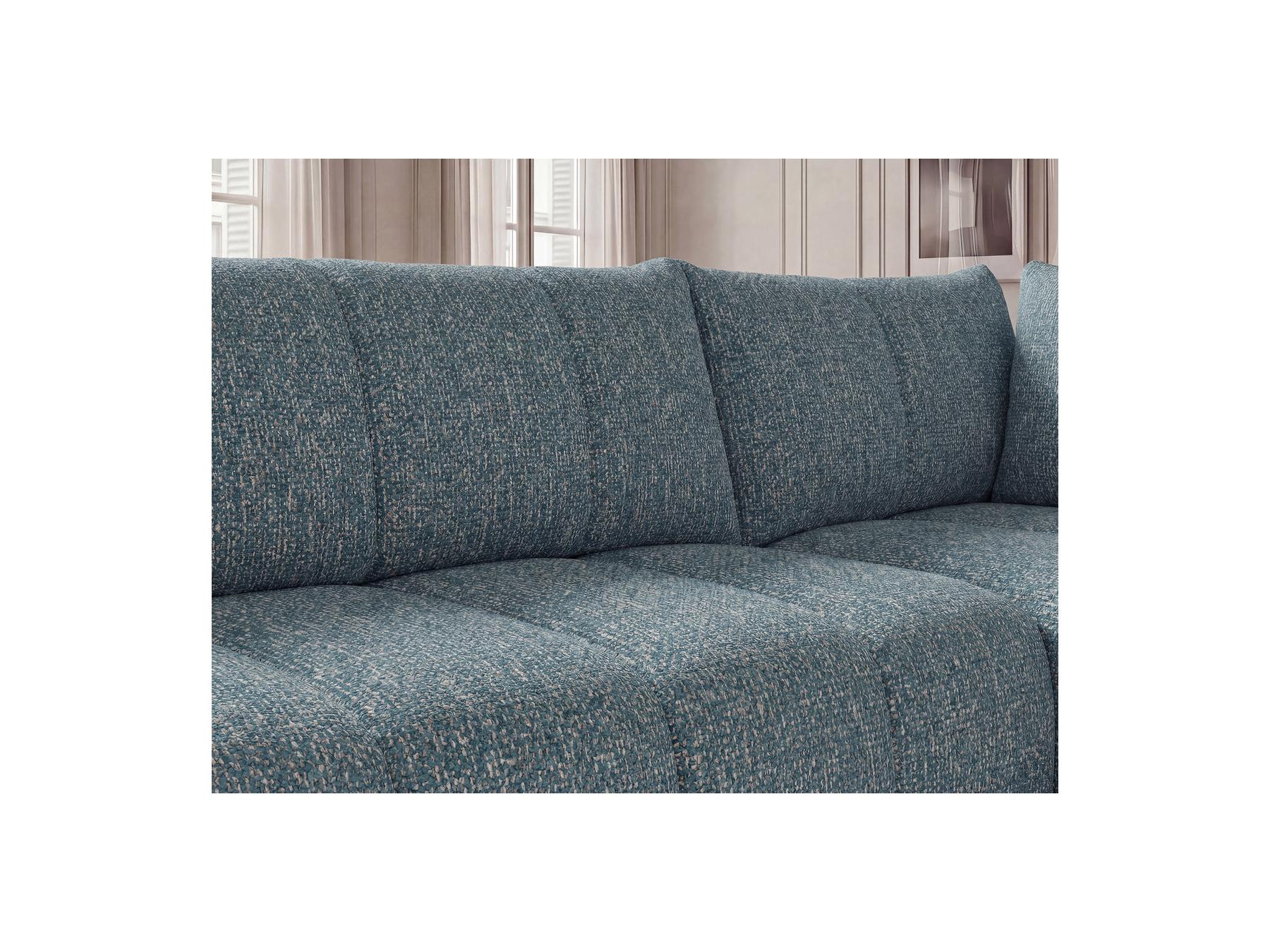 Nesty - Canapé D'Angle L Fixe - Tissu Chiné - Angle Droit
