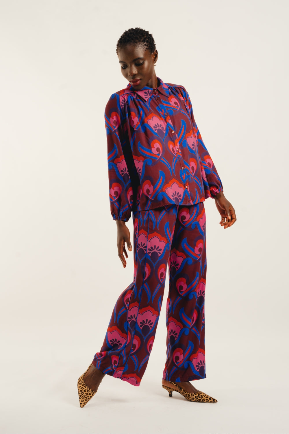 Le Pantalon Tracy Hypnotic Flower