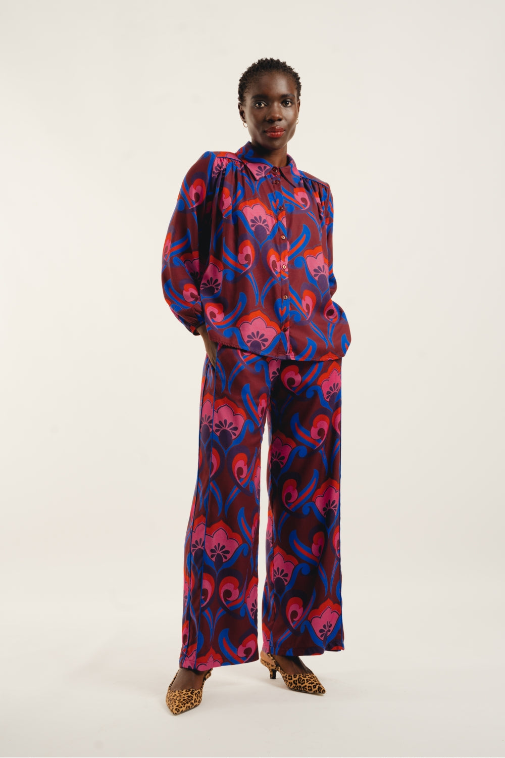 Le Pantalon Tracy Hypnotic Flower
