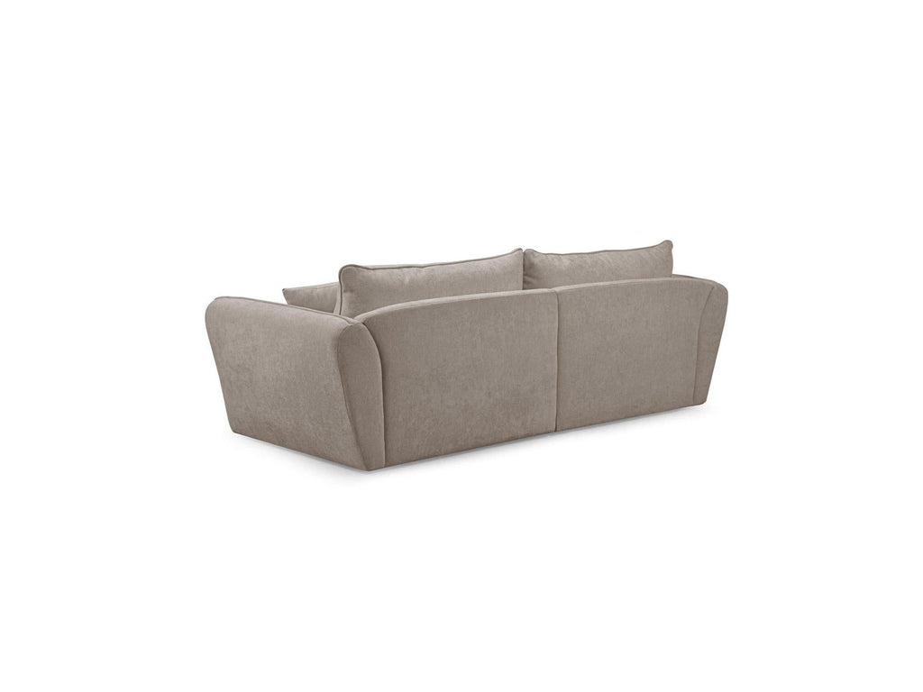 Luigi - Canapé Droit Fixe 3 Places - Tissu Lisse