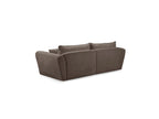 Luigi - Canapé Droit Fixe 3 Places - Tissu Lisse