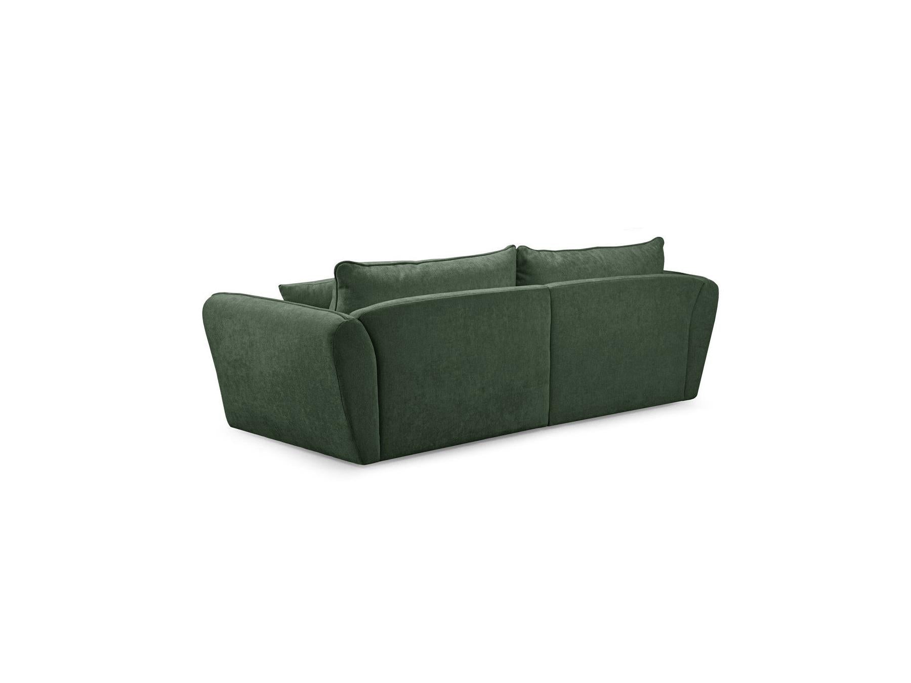 Luigi - Canapé Droit Fixe 3 Places - Tissu Lisse