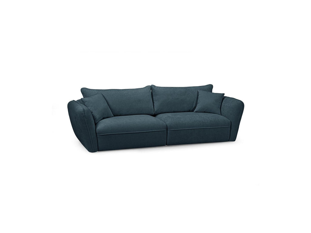 Luigi - Canapé Droit Fixe 3 Places - Tissu Lisse