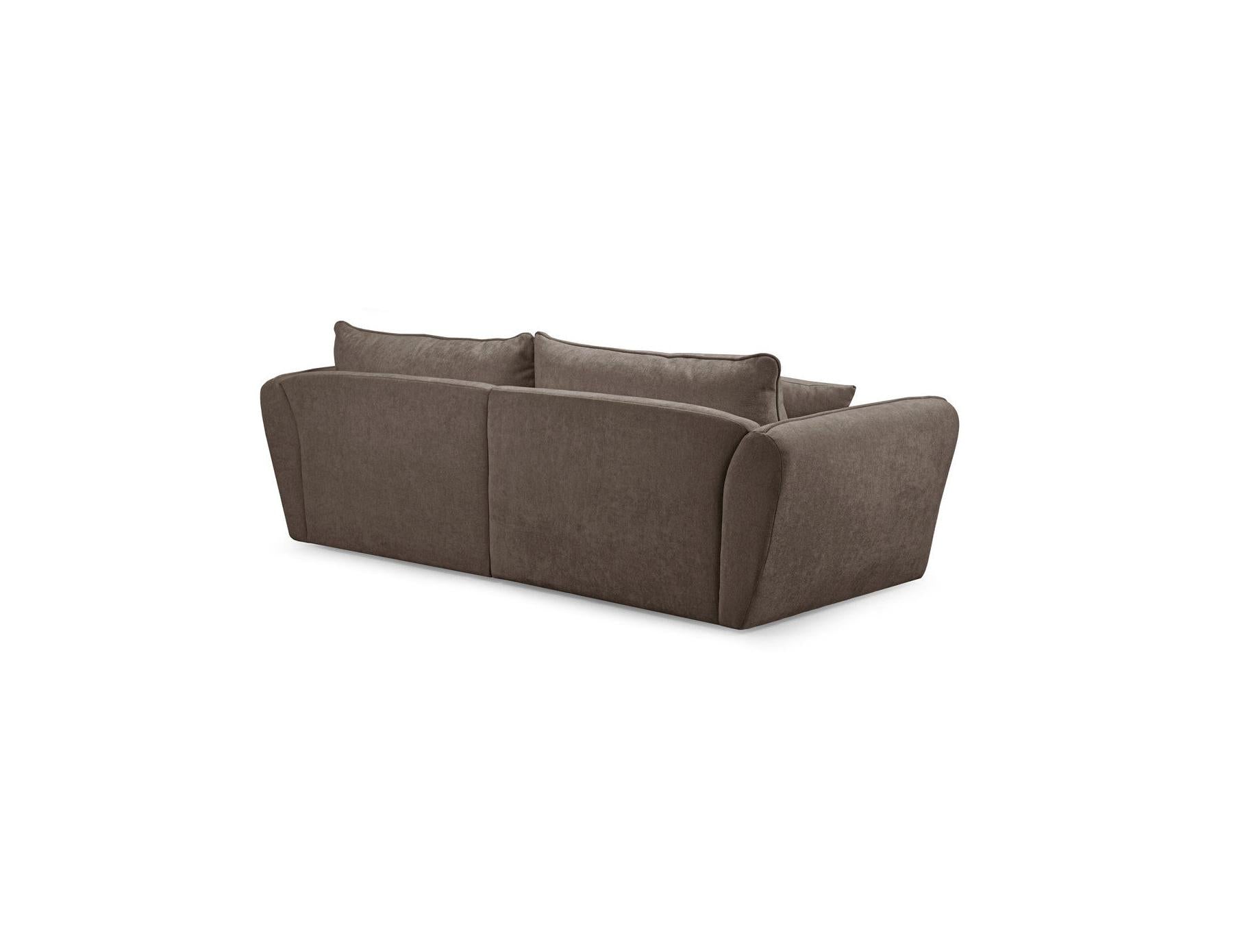 Luigi - Canapé D'Angle Fixe - Tissu Lisse - Angle Droit