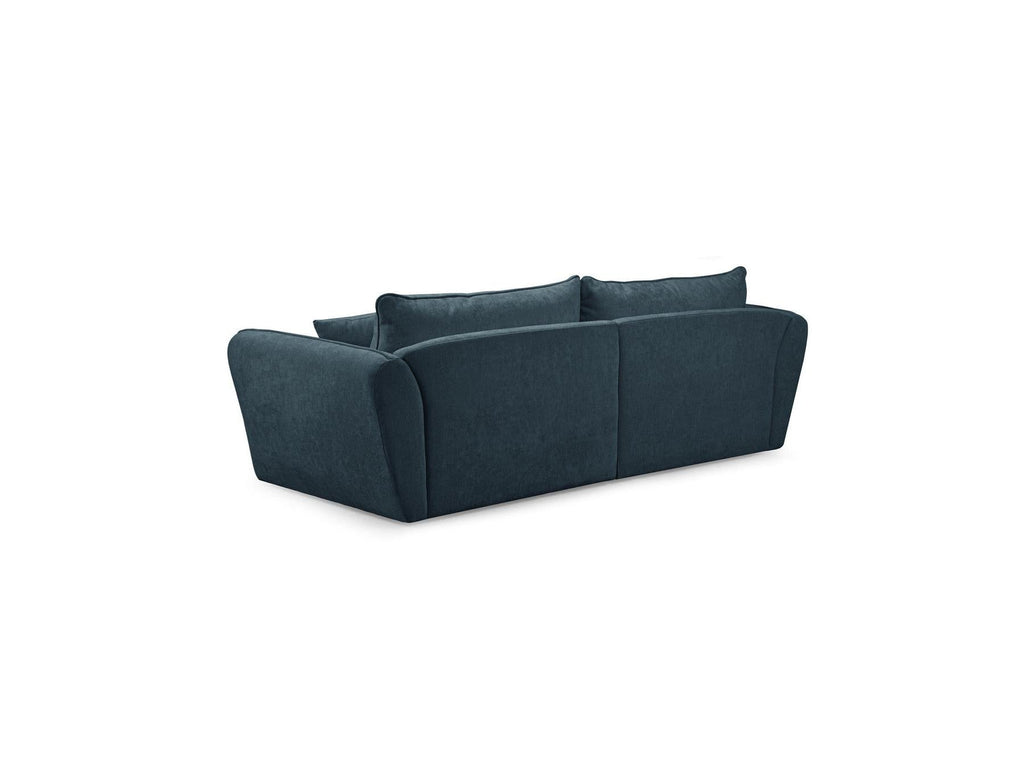 Luigi - Canapé D'Angle Fixe - Tissu Lisse - Angle Gauche