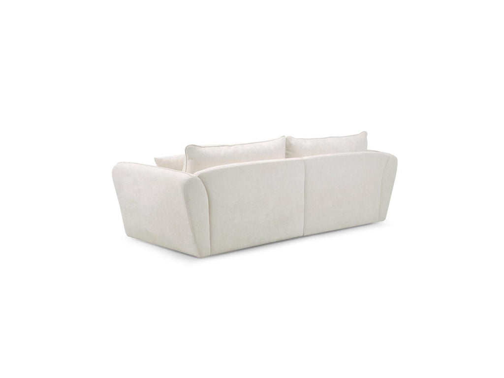 Luigi - Canapé D'Angle Fixe - Tissu Lisse - Angle Gauche