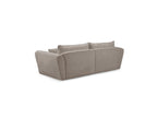 Luigi - Canapé D'Angle Fixe - Tissu Lisse - Angle Gauche