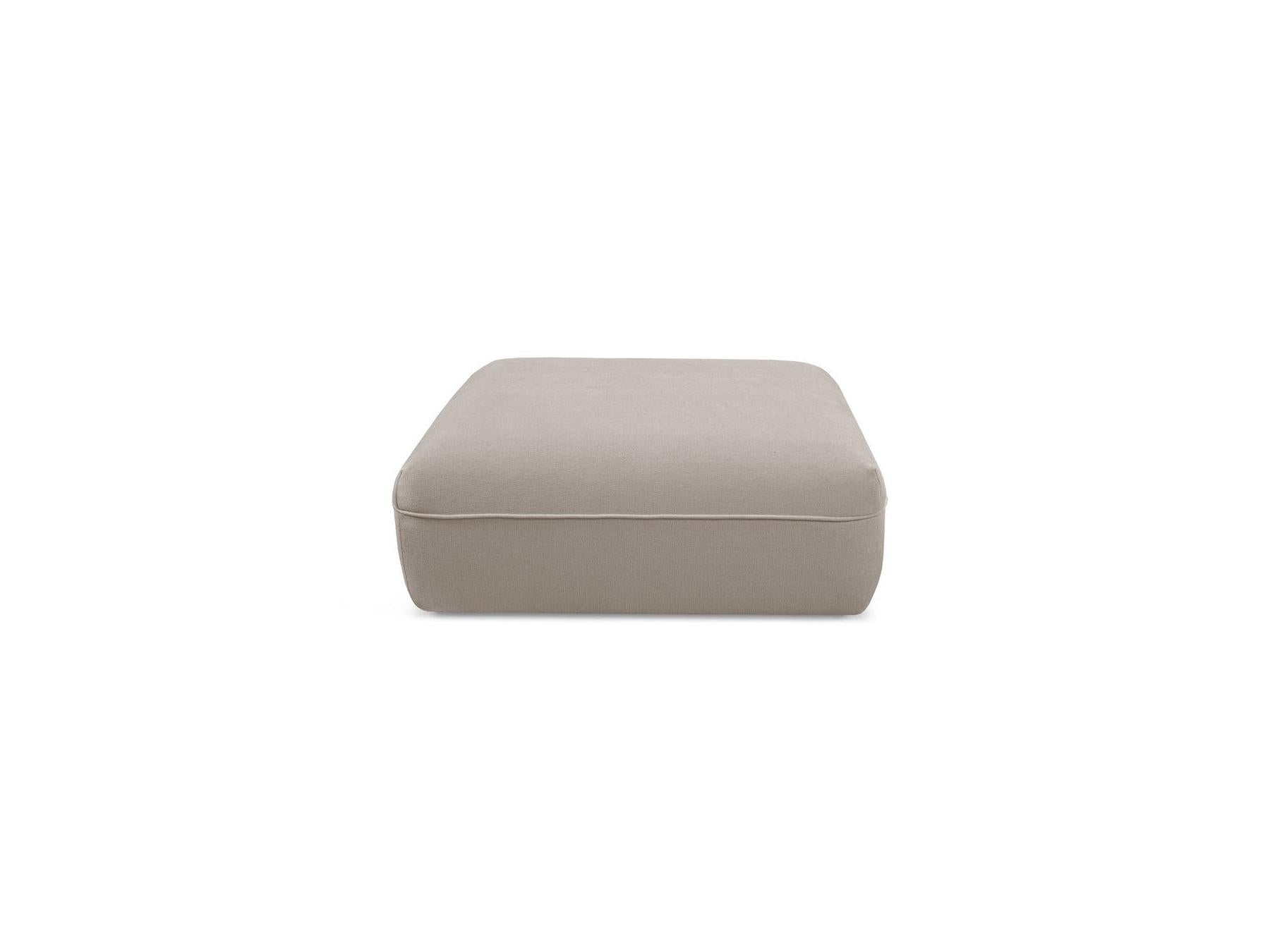 Luigi - Pouf - En Tissu Lisse