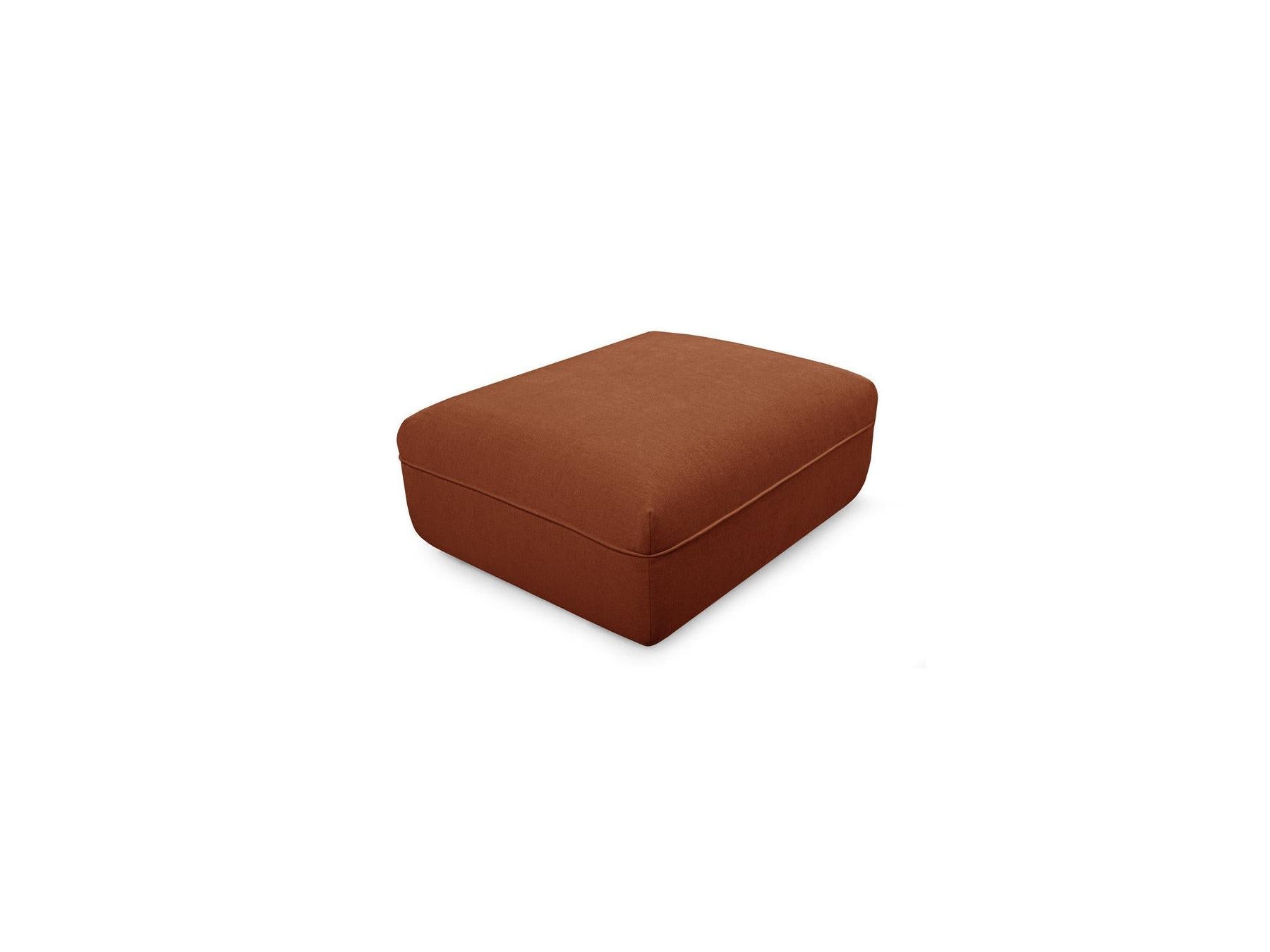 Luigi - Pouf - En Tissu Lisse