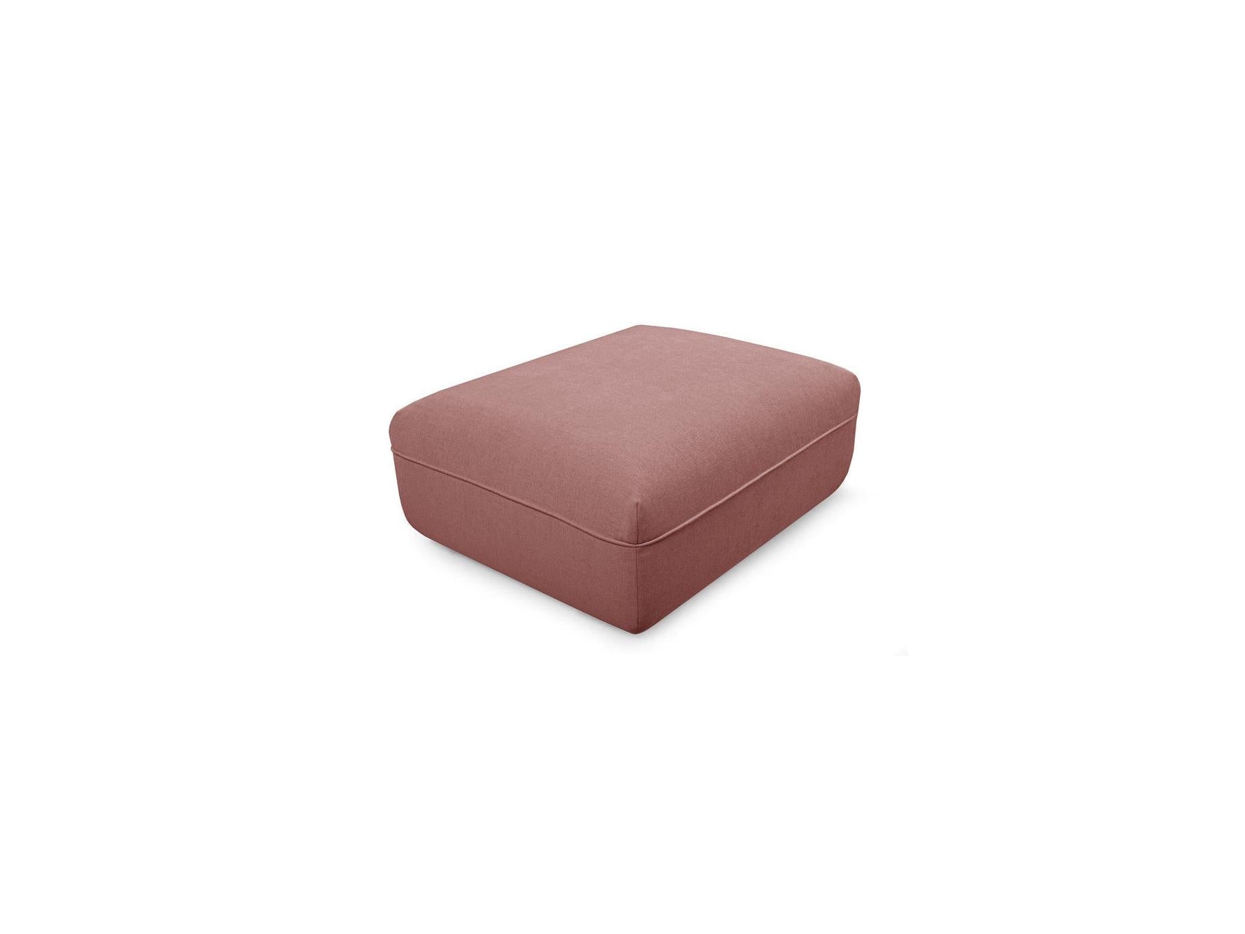 Luigi - Pouf - En Tissu Lisse