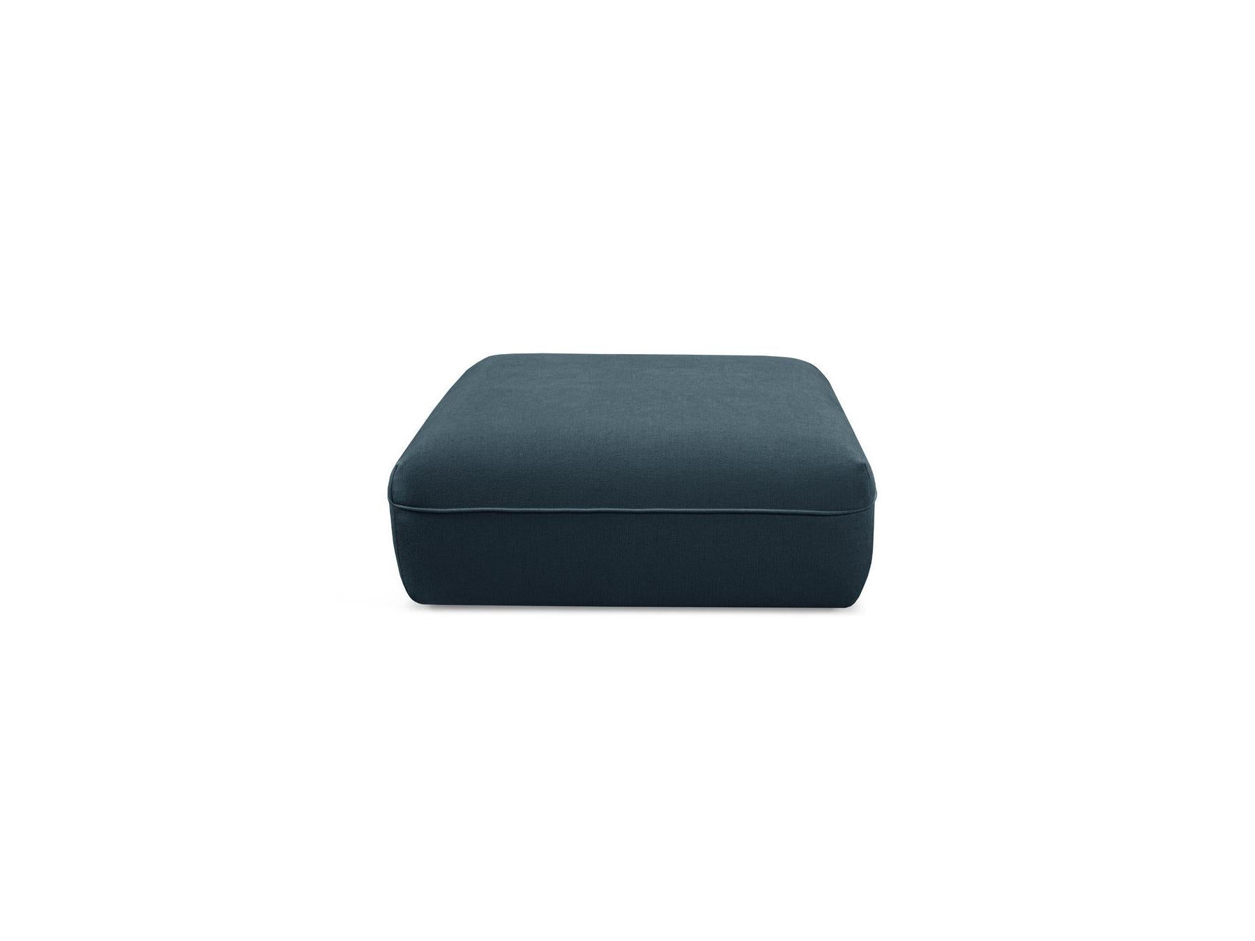 Luigi - Pouf - En Tissu Lisse