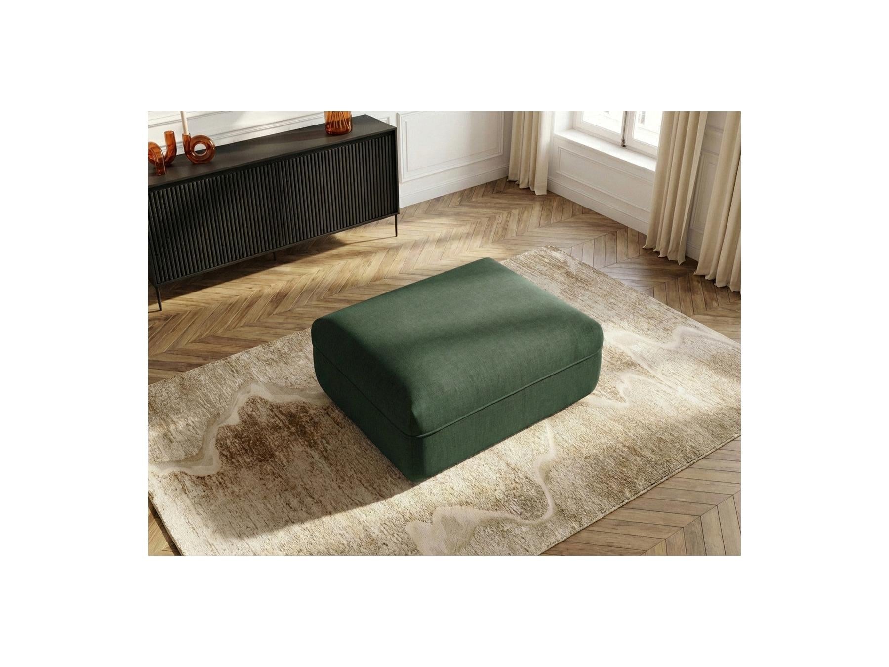 Luigi - Pouf - En Tissu Lisse