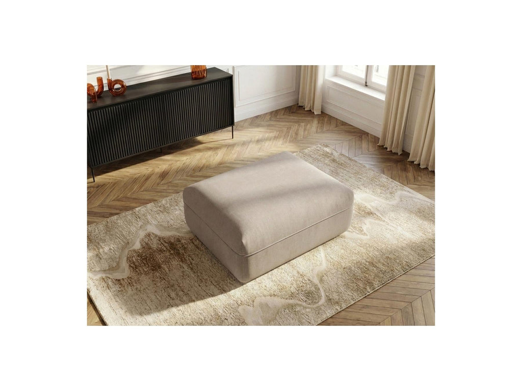 Luigi - Pouf - En Tissu Lisse
