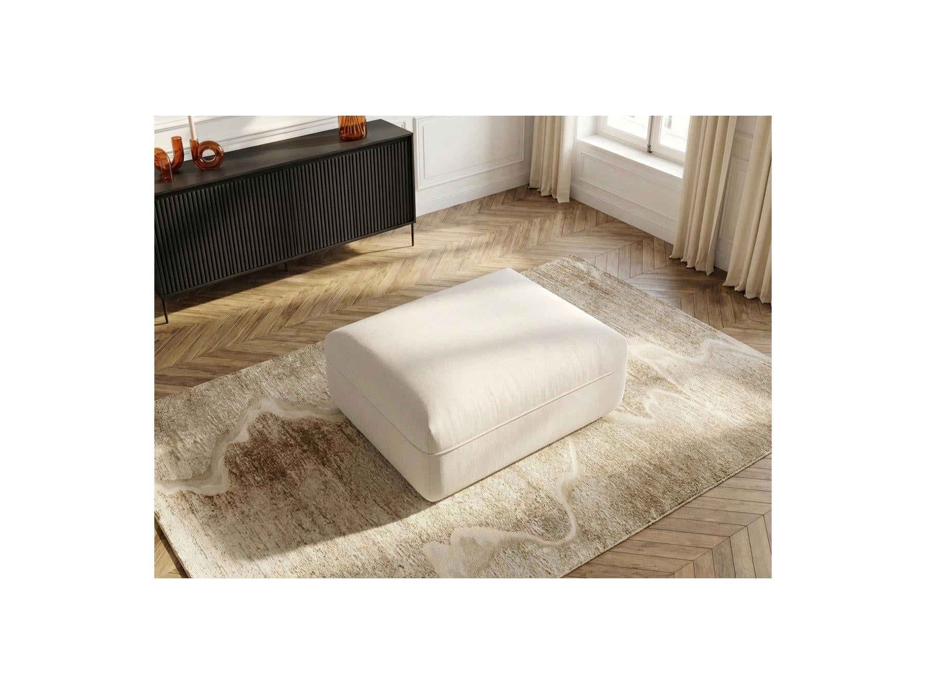 Luigi - Pouf - En Tissu Lisse