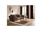 Luigi - Canapé Droit Fixe 3 Places - Tissu Lisse