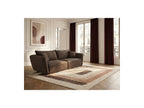 Luigi - Canapé Droit Fixe 3 Places - Tissu Lisse