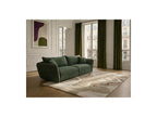 Luigi - Canapé Droit Fixe 3 Places - Tissu Lisse