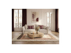 Luigi - Canapé Droit Fixe 3 Places - Tissu Lisse
