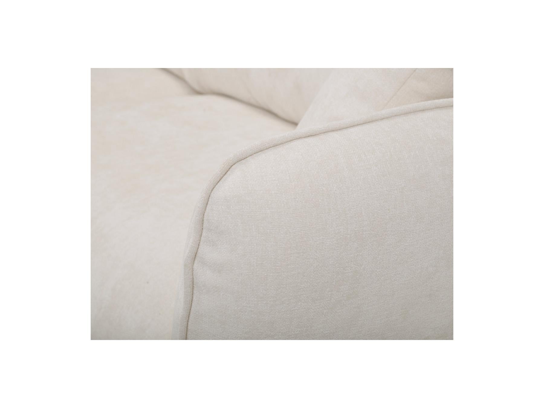 Luigi - Canapé D'Angle Fixe - Tissu Lisse - Angle Gauche