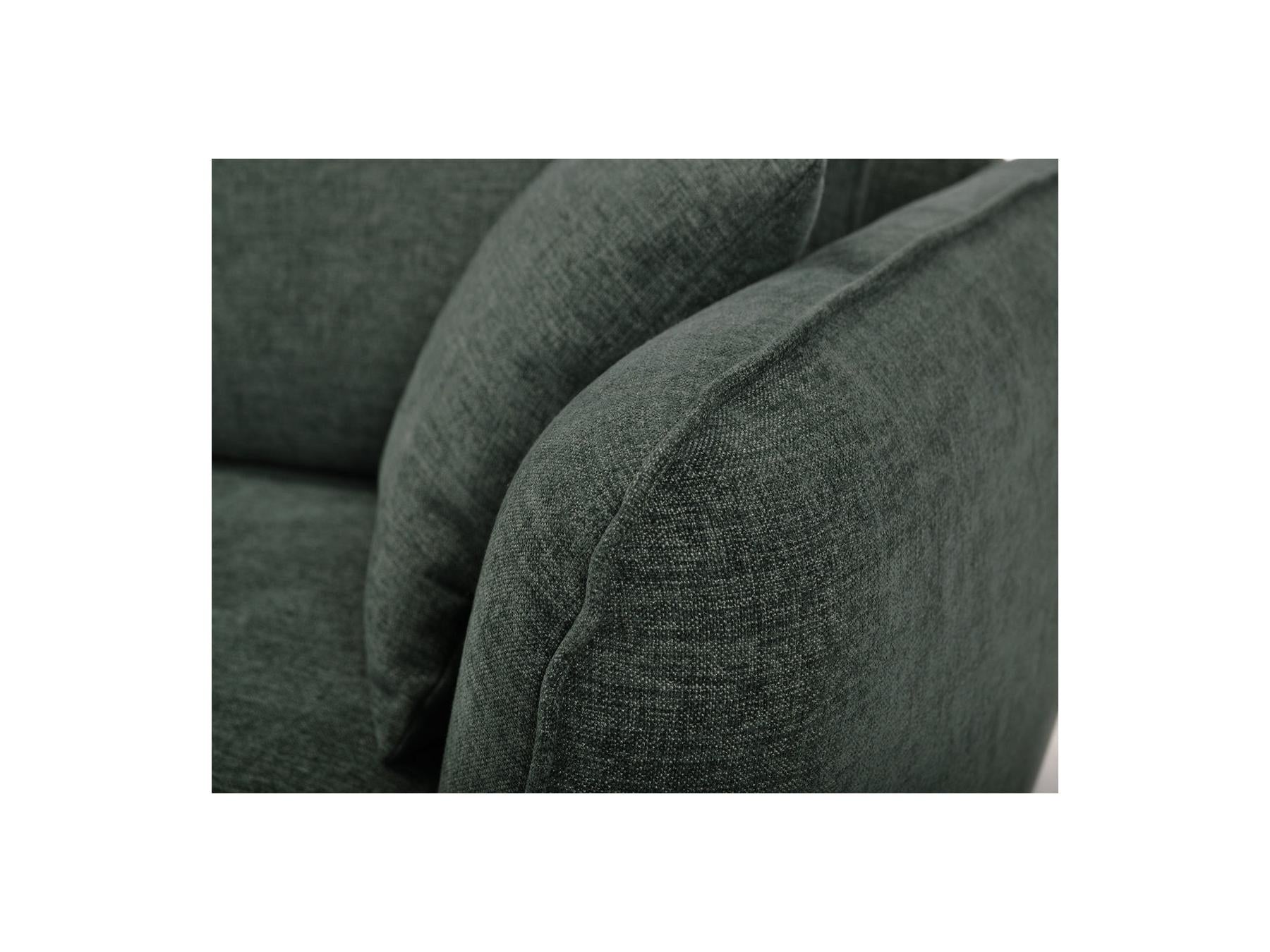 Luigi - Canapé D'Angle Fixe - Tissu Lisse - Angle Gauche