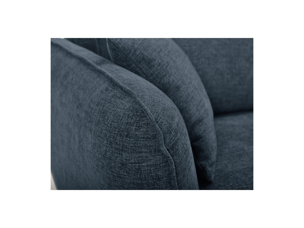 Luigi - Canapé Droit Fixe 3 Places - Tissu Lisse
