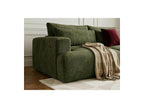 Twiny - Canapé Droit Fixe 3 Places Assise Profonde - Tissu Lisse