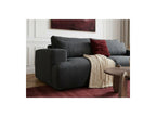 Twiny - Canapé Droit Fixe 3 Places Assise Profonde - Tissu Lisse