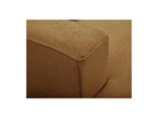 Twiny - Canapé Droit Fixe 3 Places Assise Profonde - Tissu Lisse