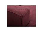 Twiny - Canapé Droit Fixe 3 Places Assise Profonde - Tissu Lisse