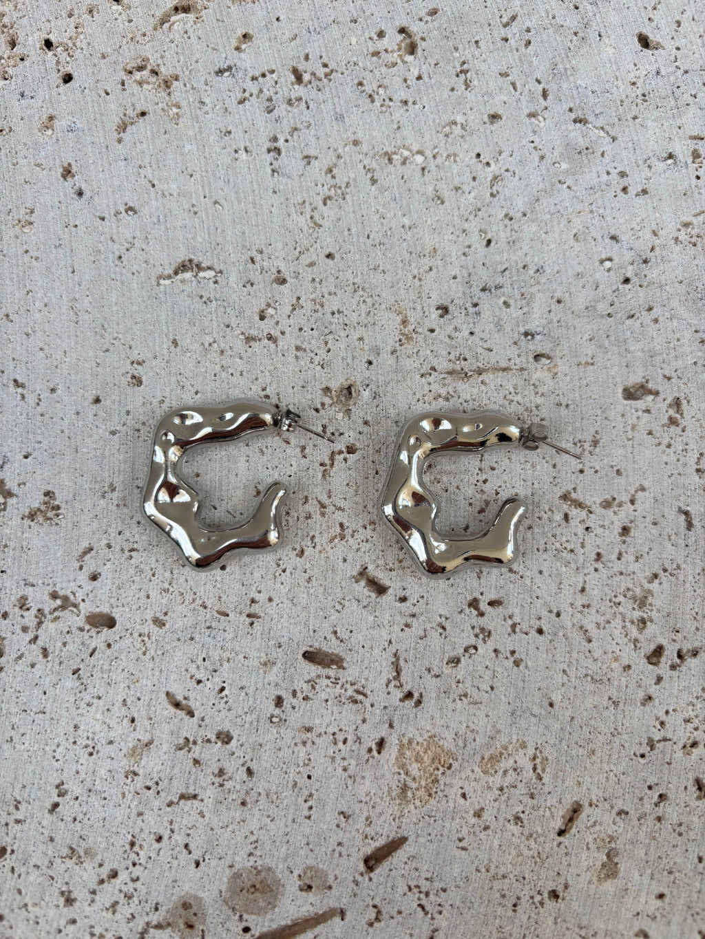 Boucles D'Oreilles Hammered