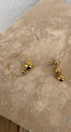 Boucles D'Oreilles Asymmetric Pearl
