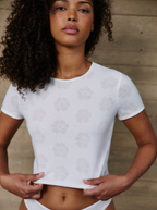 Tee-Shirt Full White Daisies