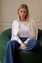 Gilet En Maille Le Cocteau - Ecru